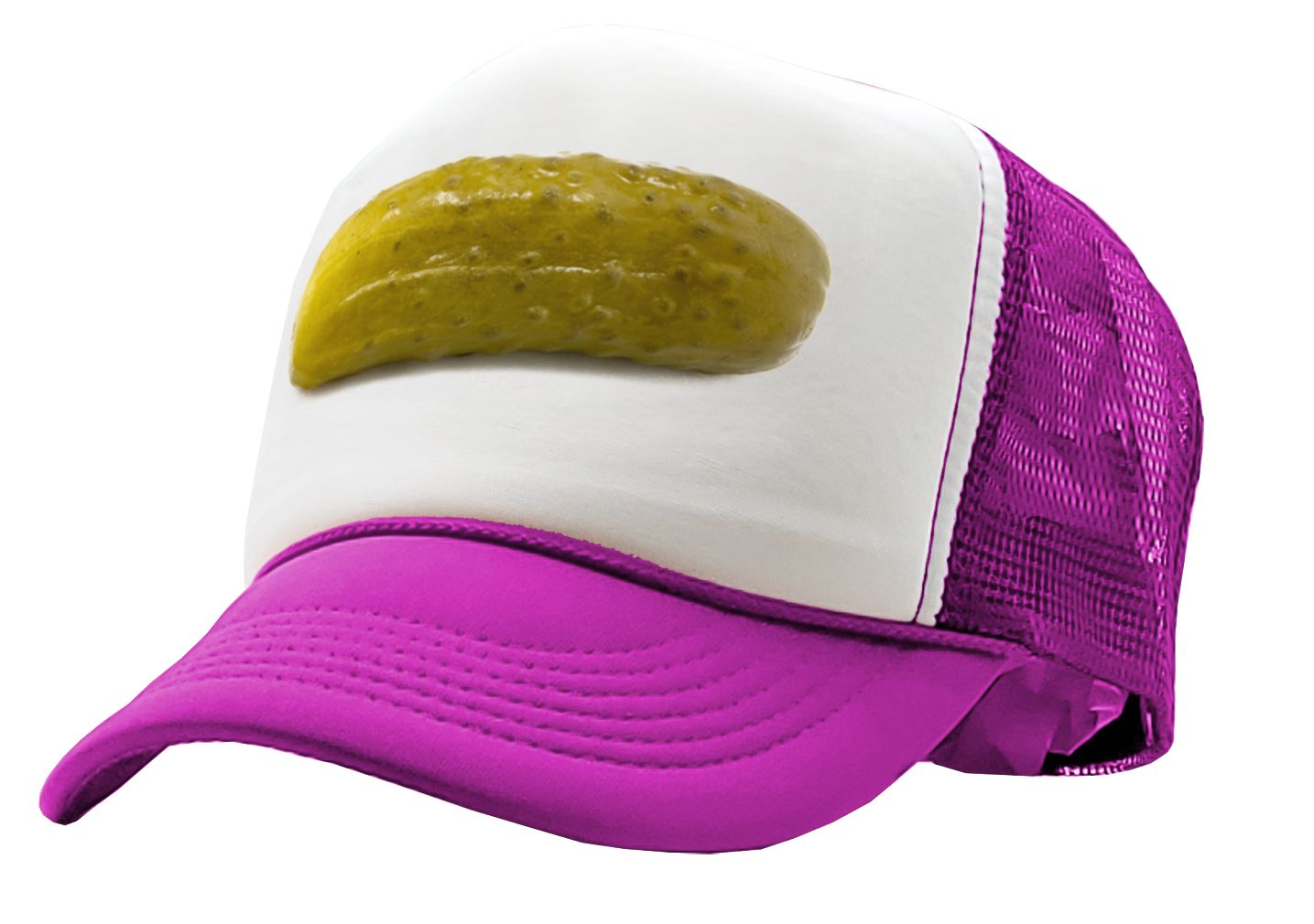 PICKLE - concession stand fair carvinal - Adult Trucker Cap Hat - Five Panel Retro Style TRUCKER Cap