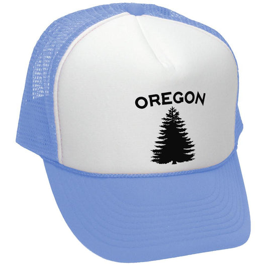 OREGON - us state salem portland beaver - Adult Trucker Cap Hat - Five Panel Retro Style TRUCKER Cap