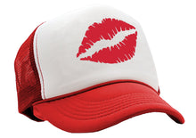 Load image into Gallery viewer, SEXY LIPS - kiss lipstick hot - Vintage Retro Style Trucker Cap Hat - Five Panel Retro Style TRUCKER Cap
