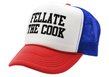 Load image into Gallery viewer, Fellate The Cook - Five Panel Retro Style TRUCKER Cap
