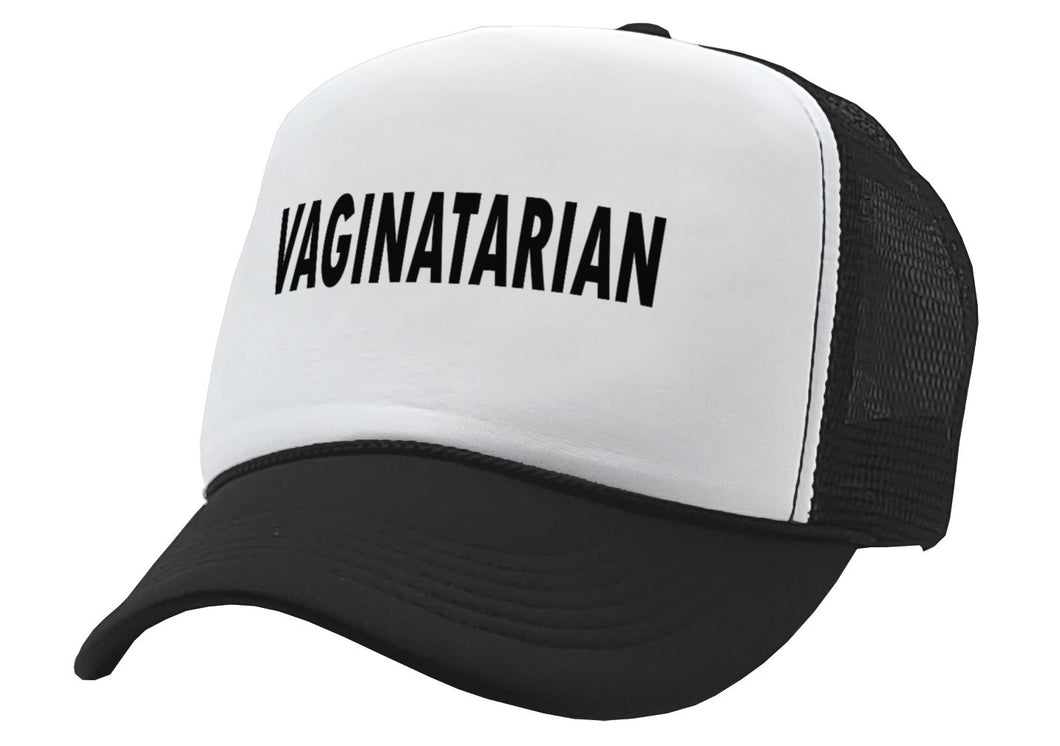 VAGINATARIAN - Five Panel Retro Style TRUCKER Cap