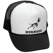 Load image into Gallery viewer, Horndog Trucker Hat - Mesh Cap - Five Panel Retro Style TRUCKER Cap
