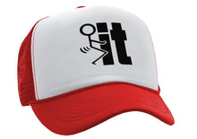 Load image into Gallery viewer, F--- IT - Five Panel Retro Style TRUCKER Cap
