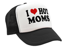 Load image into Gallery viewer, I Heart Hot Moms - Single Sexy Milf Hunter Mom - Vintage Retro Style Trucker Cap Hat - Five Panel Retro Style TRUCKER Cap
