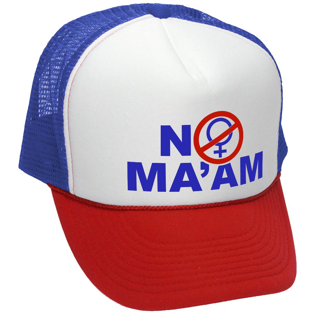 NO MAAM - funny bundy married show - Vintage Retro Style Trucker Cap Hat - Five Panel Retro Style TRUCKER Cap