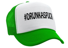 Load image into Gallery viewer, #DRUNKASFUCK - Vintage Retro Style Trucker Cap Hat - Five Panel Retro Style TRUCKER Cap
