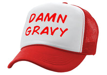 Load image into Gallery viewer, Damn Gravy - viral video - Vintage Retro Style Trucker Cap Hat - Five Panel Retro Style TRUCKER Cap
