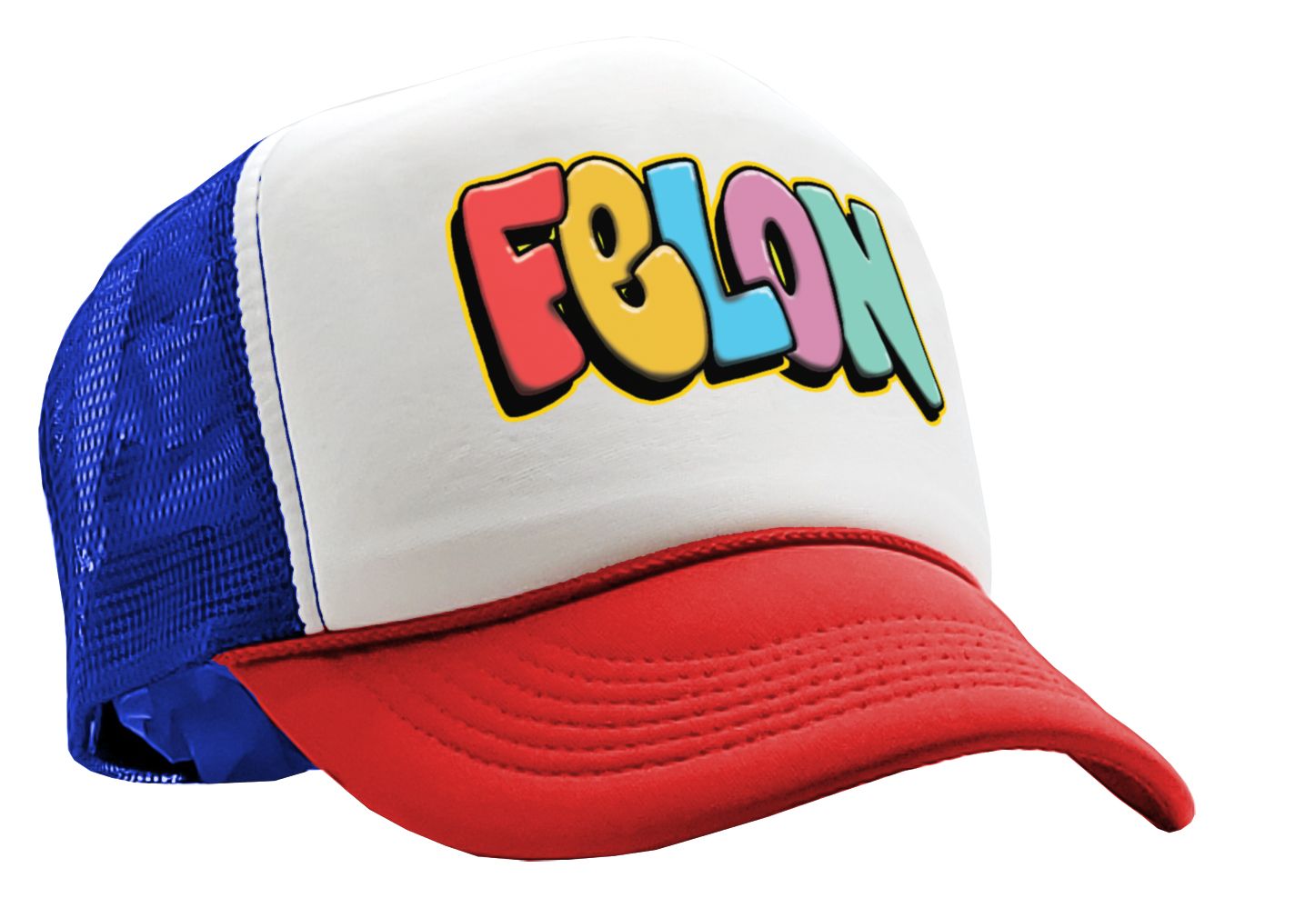 Felon - Five Panel Retro Style TRUCKER Cap