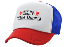 Load image into Gallery viewer, Ask Me About The_Donald - Five Panel Retro Style TRUCKER Cap
