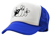 Load image into Gallery viewer, BOWLING - Five Panel Retro Style TRUCKER Cap
