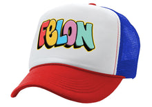 Load image into Gallery viewer, Felon - Five Panel Retro Style TRUCKER Cap
