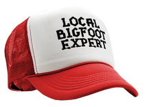 Load image into Gallery viewer, LOCAL BIGFOOT EXPERT - sasquatch - Five Panel Retro Style TRUCKER Cap
