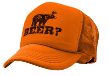 Load image into Gallery viewer, Retro DEER BEER BEAR - funny party joke - Vintage Retro Style Trucker Cap Hat - Five Panel Retro Style TRUCKER Cap
