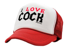 Load image into Gallery viewer, I LOVE COCK fighting - Five Panel Retro Style TRUCKER Cap
