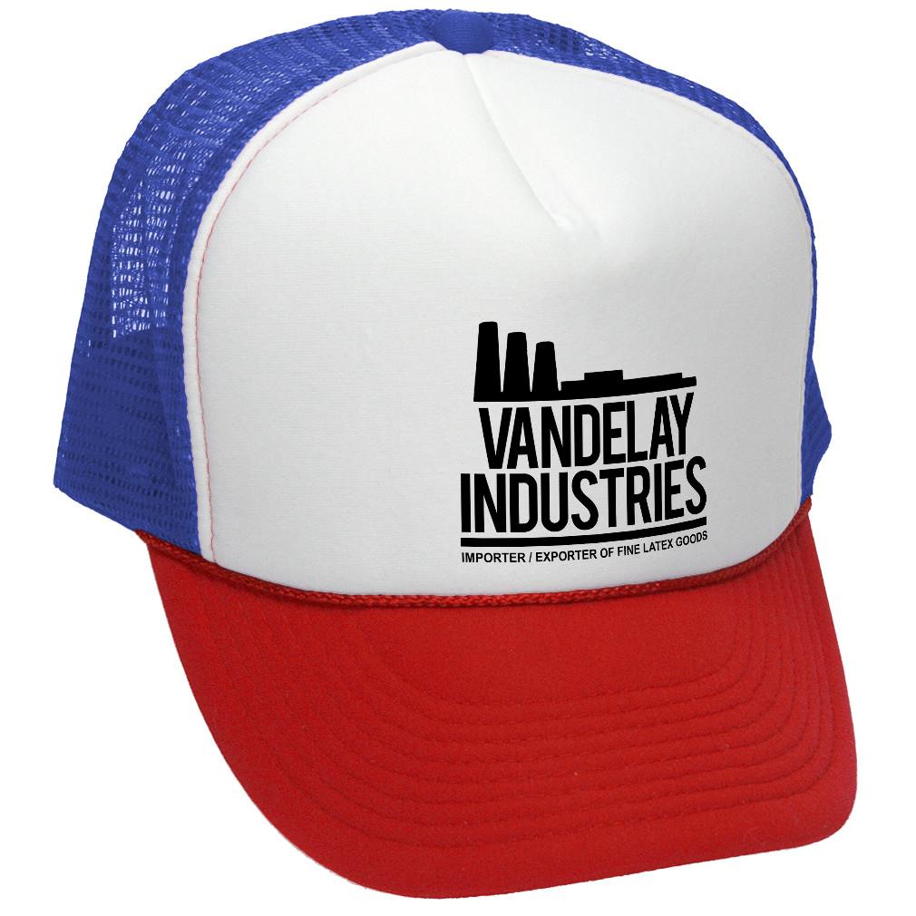 Vandelay Industries Trucker Hat - Mesh Cap - Five Panel Retro Style TRUCKER Cap