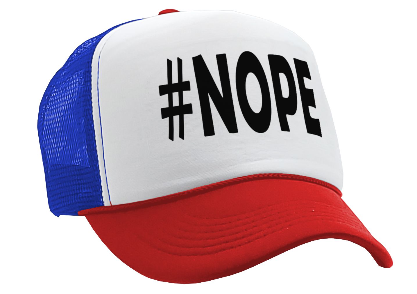 NOPE - Five Panel Retro Style TRUCKER Cap