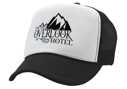 OVERLOOK HOTEL - scary movie horror film - Vintage Retro Style Trucker Cap Hat - Five Panel Retro Style TRUCKER Cap