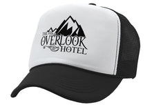 Load image into Gallery viewer, OVERLOOK HOTEL - scary movie horror film - Vintage Retro Style Trucker Cap Hat - Five Panel Retro Style TRUCKER Cap
