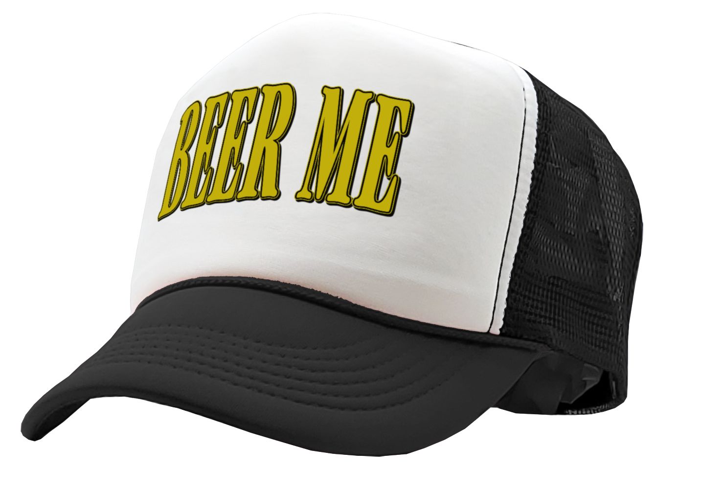 BEER ME - Five Panel Retro Style TRUCKER Cap