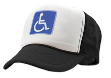 Load image into Gallery viewer, HANDICAPPED - Five Panel Retro Style TRUCKER Cap
