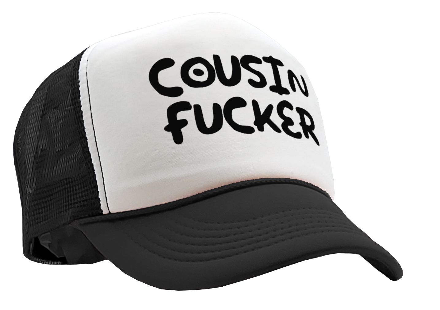 COUSIN F___ER - Five Panel Retro Style TRUCKER Cap