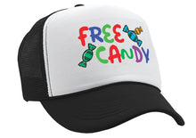 Load image into Gallery viewer, FREE CANDY - Five Panel Retro Style TRUCKER Cap
