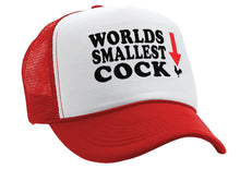 Load image into Gallery viewer, WORLD&#39;S SMALLEST COCK - Five Panel Retro Style TRUCKER Cap
