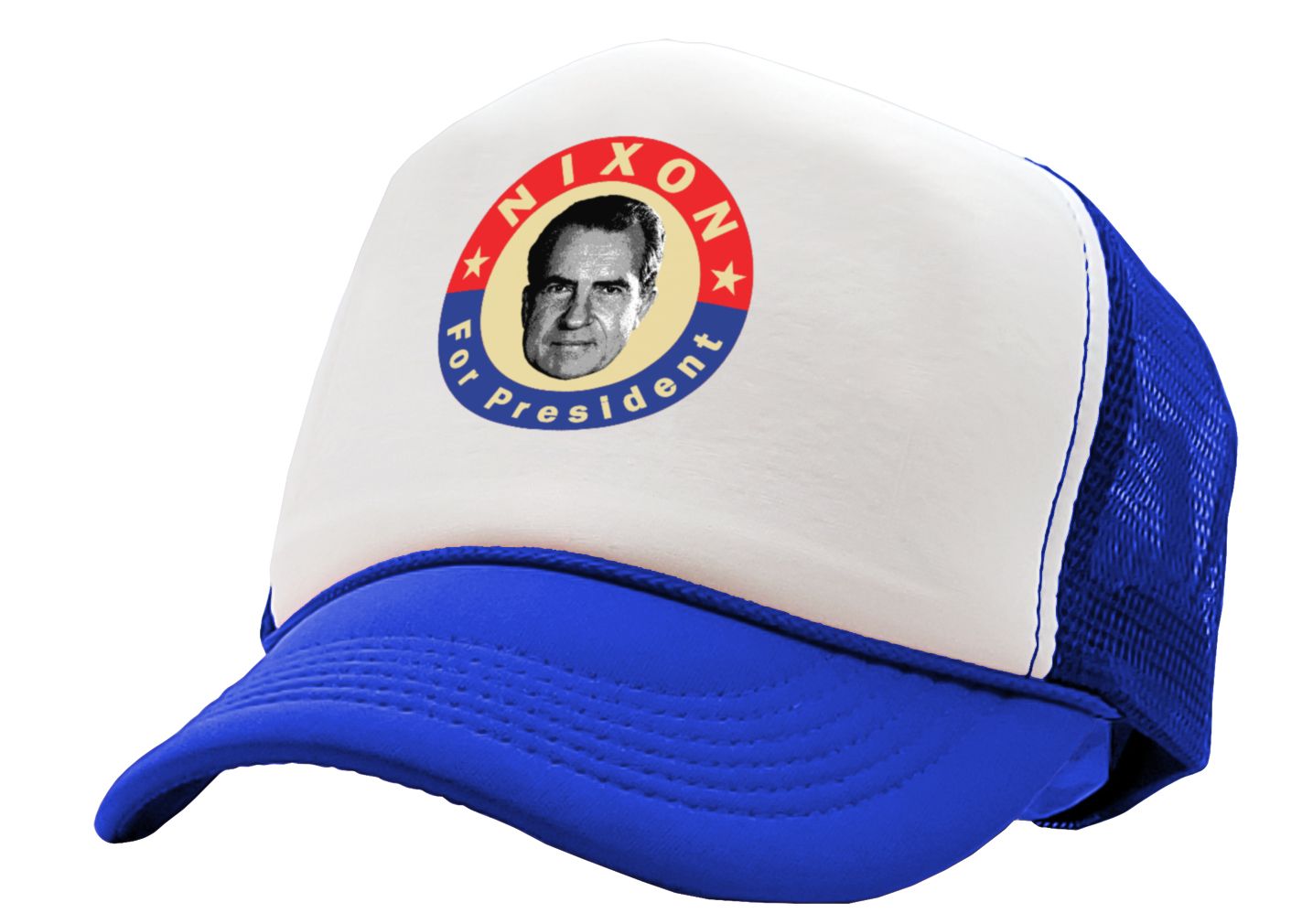 RICHARD NIXON for PRESIDENT 2020 - Five Panel Retro Style TRUCKER Cap