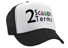 Load image into Gallery viewer, TWO SCOOPS - 2 TERMS - Five Panel Retro Style TRUCKER Cap
