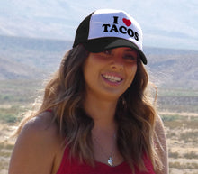 Load image into Gallery viewer, I LOVE TACOS - heart - Five Panel Retro Style TRUCKER Cap
