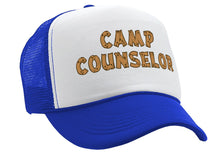 Load image into Gallery viewer, CAMP COUNSELOR - nature wilderness guide tourist - Unisex Adult Trucker Cap Hat - Five Panel Retro Style TRUCKER Cap
