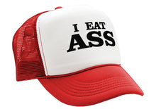 Load image into Gallery viewer, I Eat Ass - Five Panel Retro Style TRUCKER Cap
