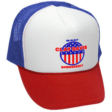 Load image into Gallery viewer, Re Elect Clay Davis Sheeeeeei Trucker Hat - Mesh Cap - Five Panel Retro Style TRUCKER Cap
