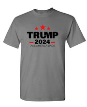 Load image into Gallery viewer, Trump 2024 Take America Back v2 Political Conservative Unisex T-Shirt - MAGA
