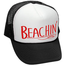 Load image into Gallery viewer, BEACHIN&#39; - summer hawaii beach party vacay - Adult Trucker Cap Hat - Five Panel Retro Style TRUCKER Cap
