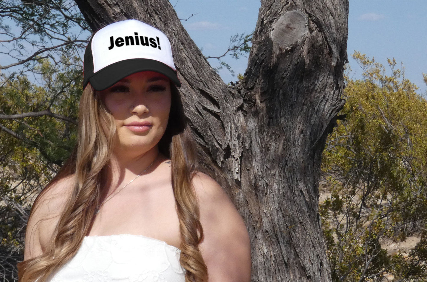 JENIUS! - Five Panel Retro Style TRUCKER Cap