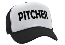 Load image into Gallery viewer, PITCHER - catcher lgbtq gay rights pride - Vintage Retro Style Trucker Cap Hat - Five Panel Retro Style TRUCKER Cap
