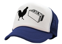 Load image into Gallery viewer, COCK BLOCK - funny sexy wingman joke gag - Vintage Retro Style Trucker Cap Hat - Five Panel Retro Style TRUCKER Cap
