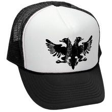 Load image into Gallery viewer, Albanian Eagle Trucker Hat - Mesh Cap
