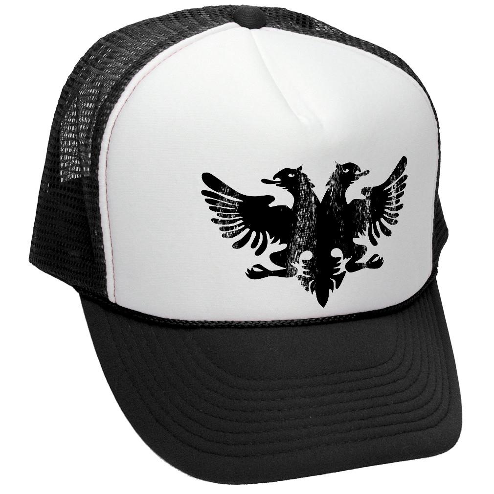 Albanian Eagle Trucker Hat - Mesh Cap