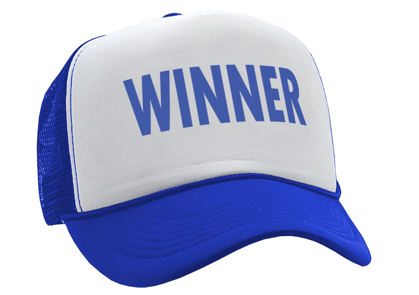 WINNER - Five Panel Retro Style TRUCKER Cap