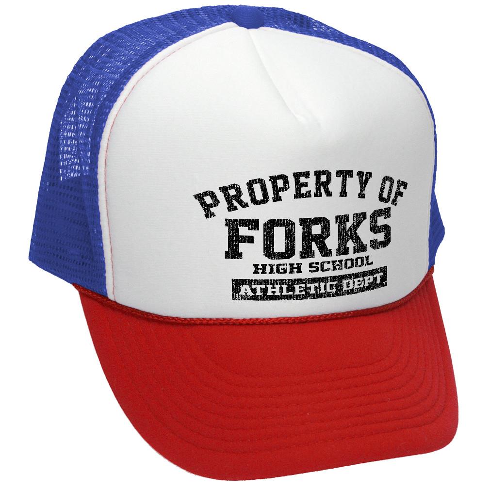 Forks High School Trucker Hat - Mesh Cap - Five Panel Retro Style TRUCKER Cap