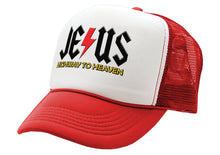 Load image into Gallery viewer, JESUS - HIGHWAY to HEAVEN - Five Panel Retro Style TRUCKER Cap
