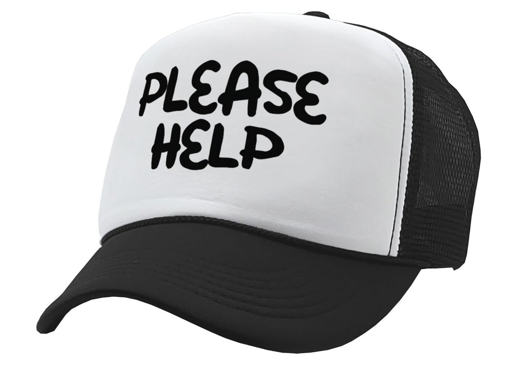 PLEASE HELP - Five Panel Retro Style TRUCKER Cap