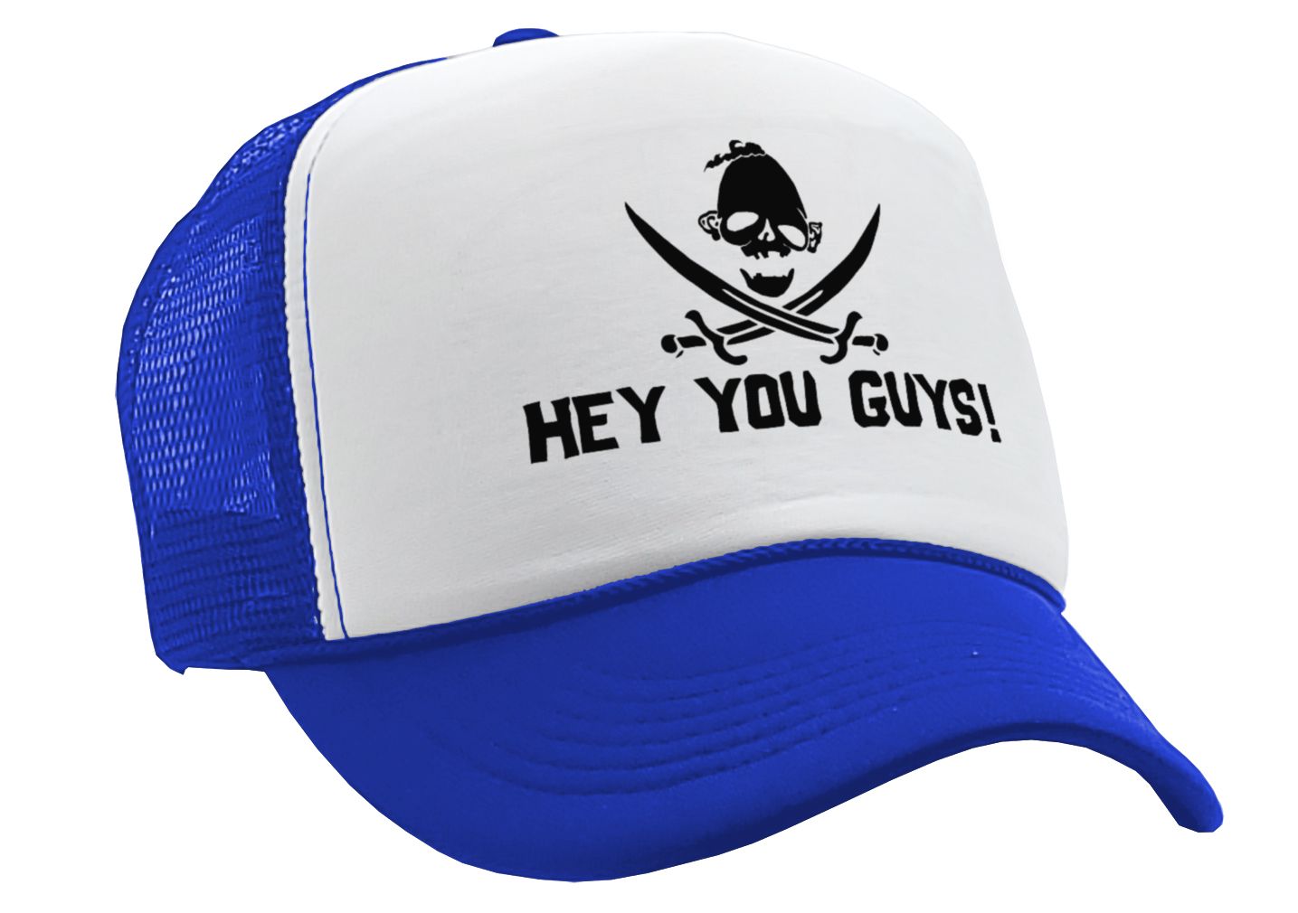 HEY YOU GUYS - Five Panel Retro Style TRUCKER Cap