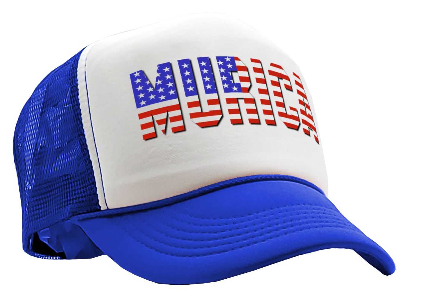 MURICA - america 4th july independence day - Vintage Retro Style Trucker Cap Hat