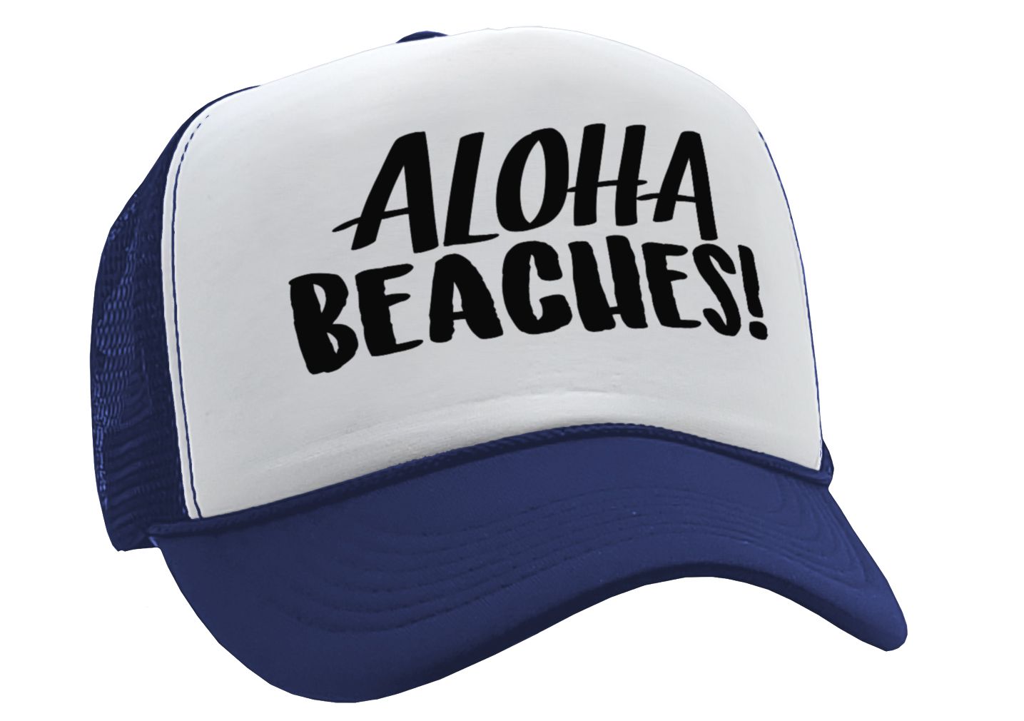 ALOHA BEACHES! Adult Trucker Cap Hat