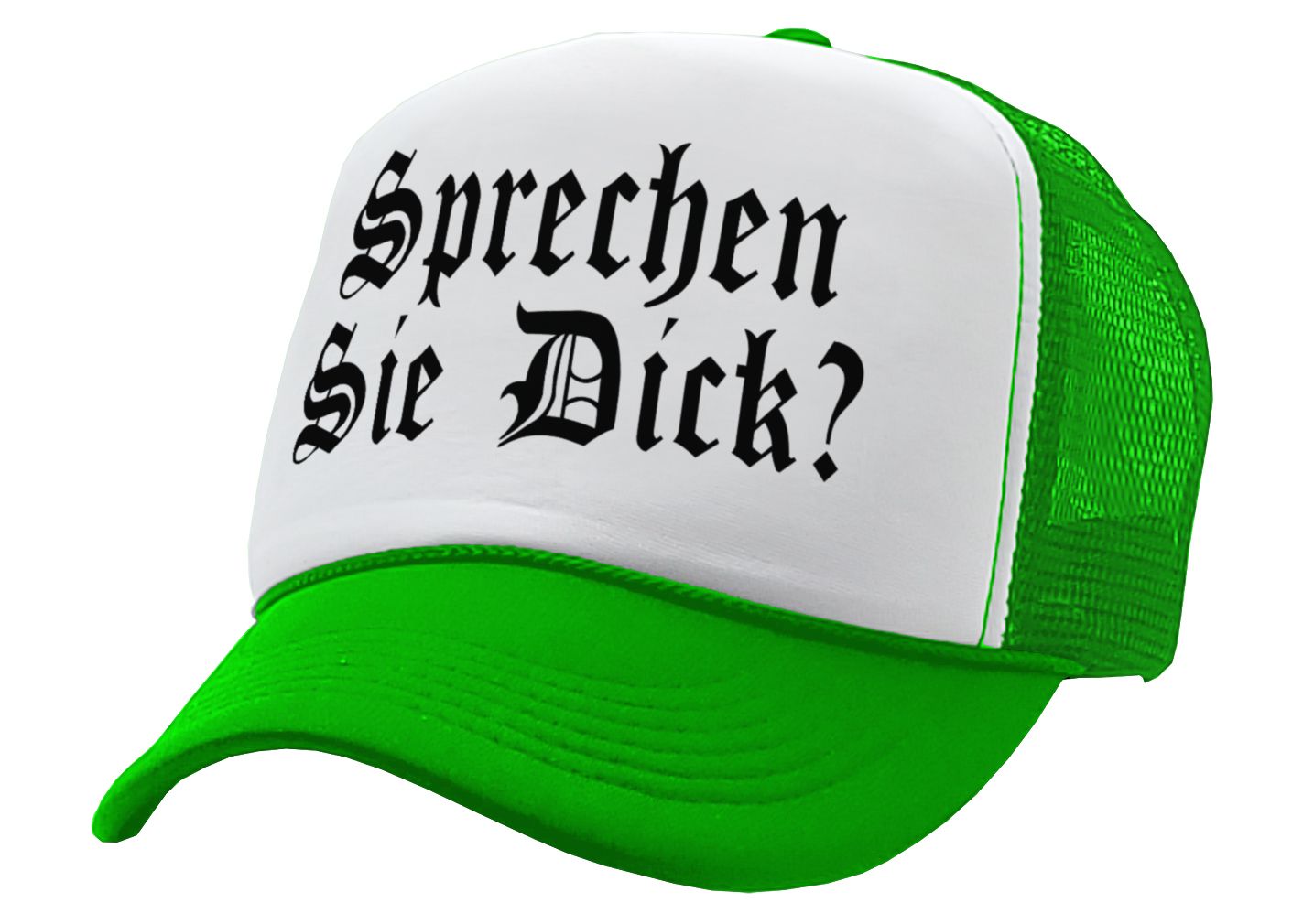 SPRECHEN SIE DICK - step brothers funny - Vintage Retro Style Trucker Cap Hat - Five Panel Retro Style TRUCKER Cap