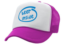 Load image into Gallery viewer, BEER INSIDE - parody college drinking - Trucker Hat
