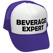 Load image into Gallery viewer, BEVERAGE EXPERT - beer wine liquor party - Vintage Retro Style Trucker Cap Hat - Five Panel Retro Style TRUCKER Cap
